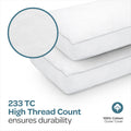 Moon Toddler Pillows, Cotton Cover, Down Alternative Fill, 2-Pack, 50 x 35 cm