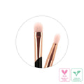 L.A. COLORS Pro Duo Eyeshadow Brush Dual-Ended Synthetic Vegan Makeup Brush