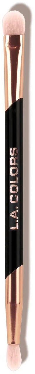 L.A. COLORS Pro Duo Eyeshadow Brush Dual-Ended Synthetic Vegan Makeup Brush