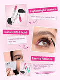 SHEGLAM Lashlighter Up & Out Mascara Gel Formula Peptide and Jojoba Black