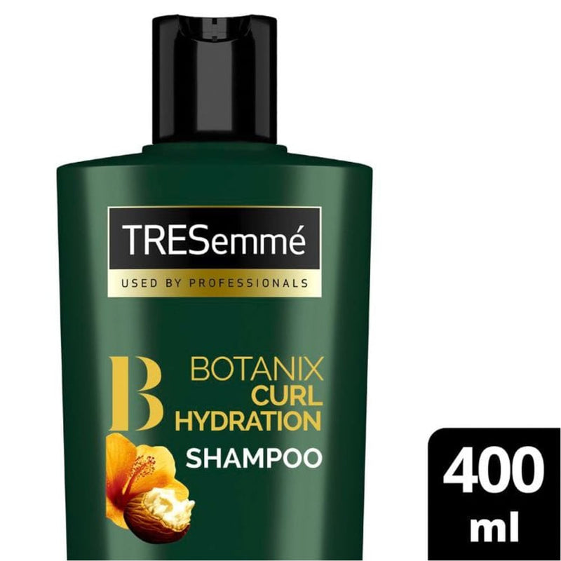 TRESemme Botanix Curl Hydration Shampoo Low Sulphate Shea Butter Hibiscus 400 ml