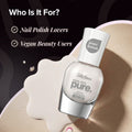 Sally Hansen Good.Kind.Pure Nail Polish 16-Free Vegan High-Shine White Tea 10 ml