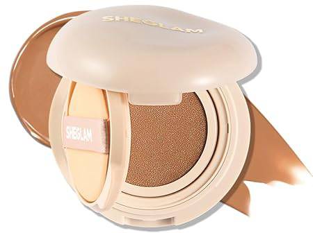 Sheglam Lock & Go Long-Lasting Cushion Foundation Soft-Matte Golden
