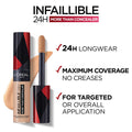 L'Oreal Paris Infallible Full Wear Liquid Concealer Matte Finish Beige 115