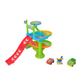 Teamsterz Tiny Raceway Playset with 3 Cars, Spiral Track, Speed Ramp, Parking Bays and Helipad
