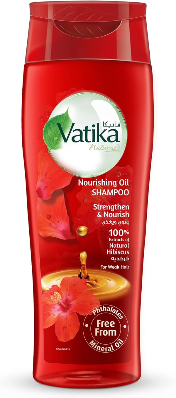 Vatika Strengthening and Nourishing Shampoo with Hibiscus Extract