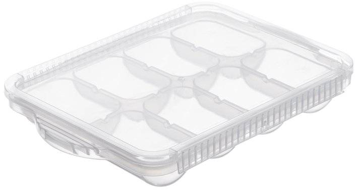 Inochi Amori Baby Food Freezer Tray Multi-Compartment Clear White BPA-Free