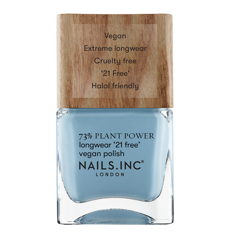 Nails.INC Plant Power Clean To The Core Blu Nud Vegan Nail Polish