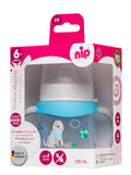 nip Wide-Neck Training Bottle Soft Spout with ACTIFLEX Anti-Colic Vent 150 ml