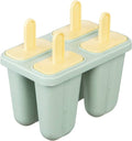 Inochi Kari DIY Ice Cream & Ice Pops Mold 4-Slot Green Matcha