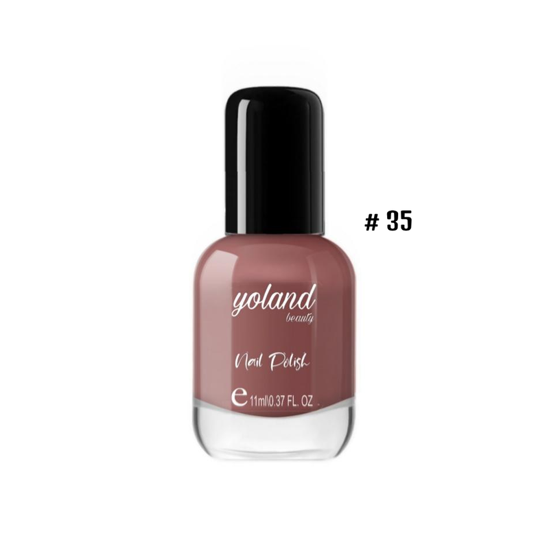 Yolande Beauty Nail Polish Quick-Drying Glossy Finish 35