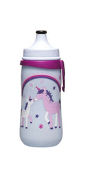 Nip Kids Water Bottle Push-Pull Lid with Vent Unicorn 330 ml