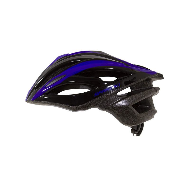 Spartan Adult Cycling Helmet Blue Medium 54-58 cm Adjustable EPS Foam