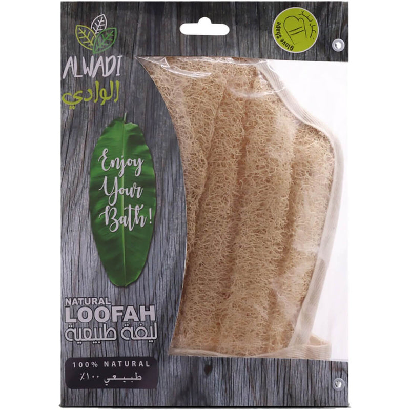 Alwadi Body Loofah Glove, Fibrous Exfoliating Bath Sponge, 1 Piece