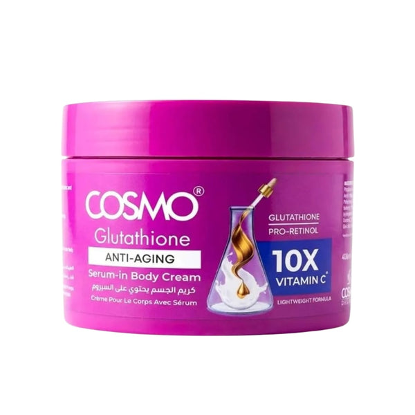 Cosmo Anti-Aging Serum Body Cream Lightweight Vitamin C Pro-Retinol 400ml