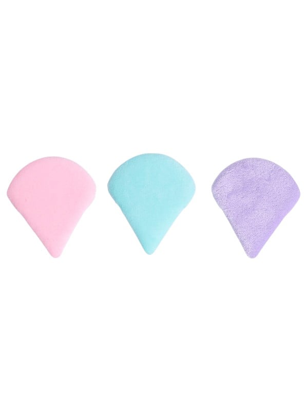 Beauty System Makeup Sponge Teardrop Blending Sponges, Assorted Colors, 3 Pieces