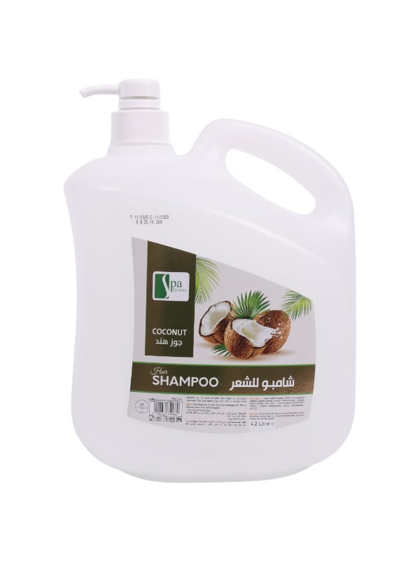Spa System Coconut Salon Shampoo Hydrating Formula Coconut Extract 4.2 L