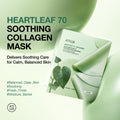 Anua Heartleaf 70 Soothing Collagen Face Mask Sheet, 1pc