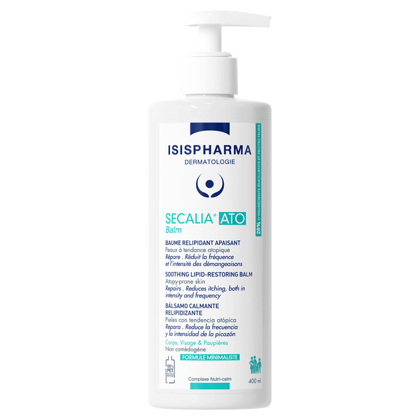 Isispharma Secalia ATO Soothing Lipid-Restoring Balm, Lightweight Body Balm, 400 ml
