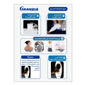 Granzia Centrona Heating Pad with Adjustable Heat, LED Display and Remote Control