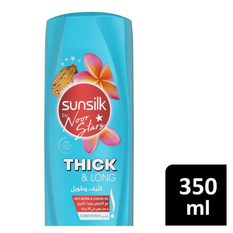 Sunsilk Thick & Long Conditioner Biotin Castor Oil 350 ml