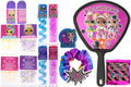 Townley Girl L.O.L. Surprise! Makeup Filled Backpack Set, Kids' Beauty Gift Kit, 10-Piece Set