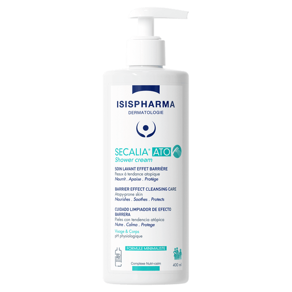 Isispharma Secalia Ato Shower Cream Cleansing Care Moisturizing Body Wash 400 ml