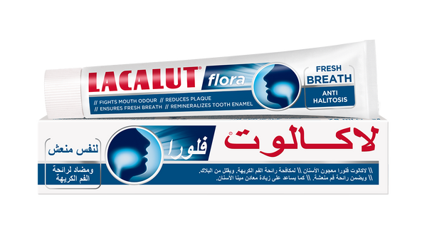 Lacalut Flora Fluoride Toothpaste for Fresh Breath and Enamel Care 75ml