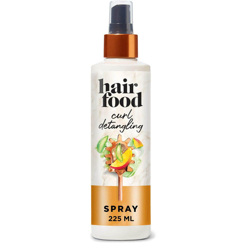 Hair Food Mango & Aloe Curl Detangling Spray, Frizz-Control Hair Care, 255ml