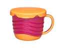 Nip 2-in-1 Toddler Snackbox & Drink Cup Pink 250ml Microwave Safe