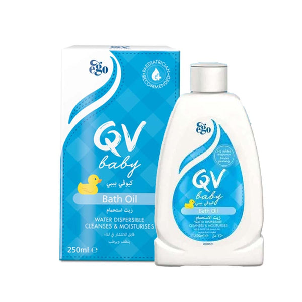 QV Baby Bath Oil Moisturizing Cleanser Fragrance-Free 250ml