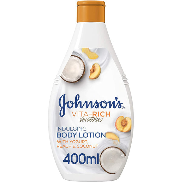 Johnson's Vita-Rich Body Lotion Lightweight Formula Yogurt Peach & Coconut 400 ml
