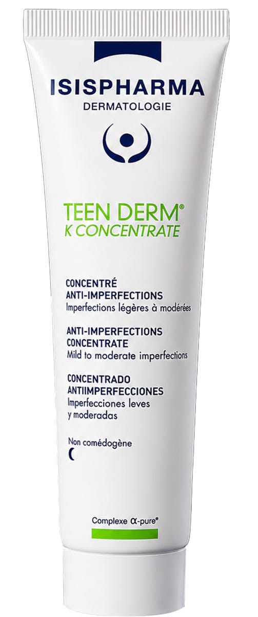 ISISPHARMA Teen Derm K Concentrate Gel Cream Salicylic & Glycolic Acids 30 ml