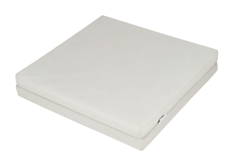 Tineo Foldable Baby Travel Mattress Removable Cover Light Grey 60 x 120 cm