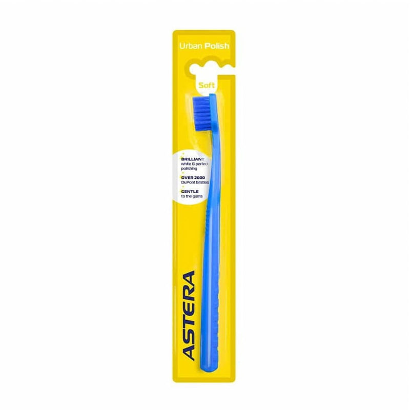 Astera Urban Polish Toothbrush Soft Bristles Green