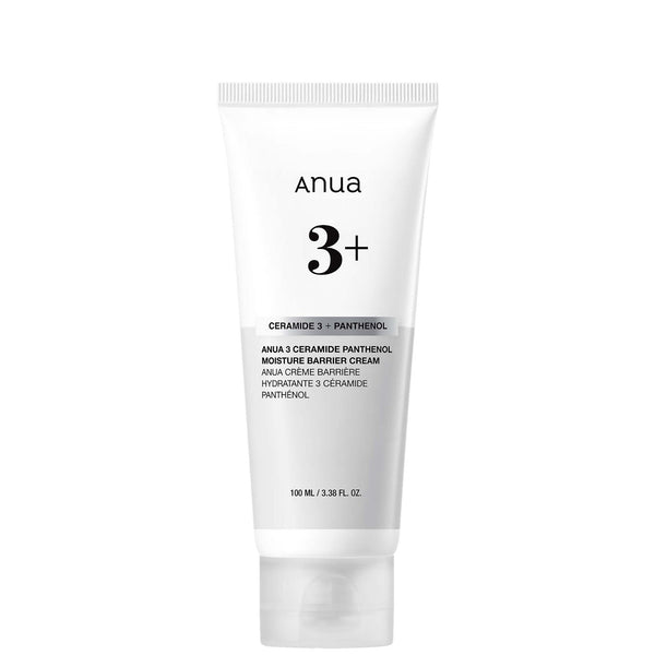Anua 3 Ceramide Panthenol Moisture Barrier Cream, Rich Non-Greasy Face Moisturizer, 100ml