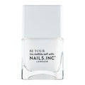 Nails Inc Popping To Primrose Hill Nail Polish Bright White Longwear Finish