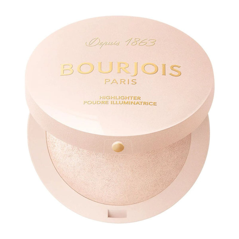 Bourjois Maxi Round Boost Highlighter Satin Finish Light-Reflecting Pigments Compact