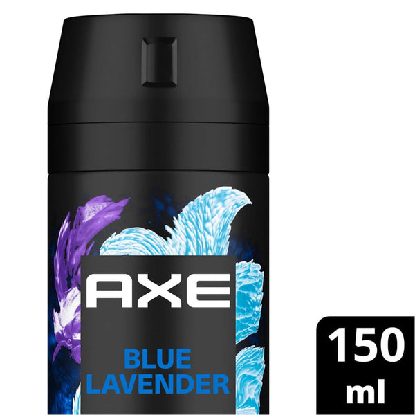 AXE Aero Blue Lavender Deodorant Spray Mint Amber Essential Oils 150 ml