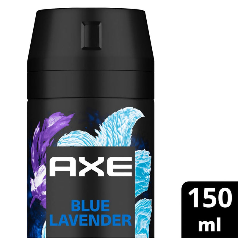 AXE Aero Blue Lavender Deodorant Spray Mint Amber Essential Oils 150 ml