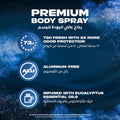 AXE Aero Blue Lavender Deodorant Spray Mint Amber Essential Oils 150 ml