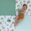 Tineo 3-in-1 Smart & Fun Baby Playmat Jungle Buddies 120 x 120 cm