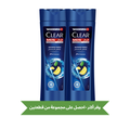CLEAR Men Shower Fresh Liquid Shampoo, Vitamin B3, Lemon and Mint Extract, 400ml Twin Pack