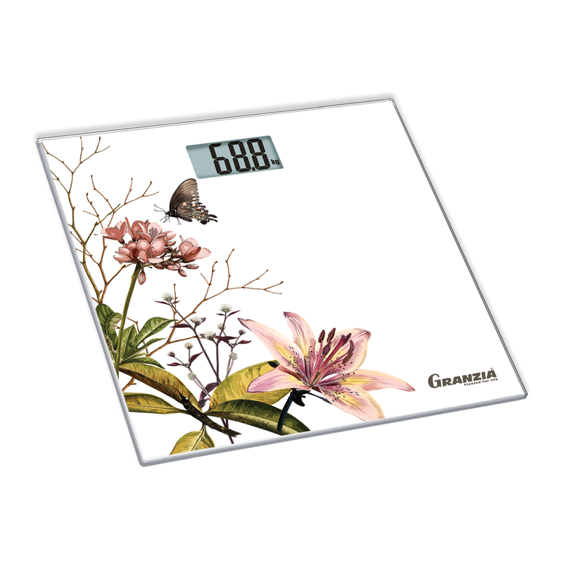 Granzia Prestige Digital Bathroom Scale, LCD Display, 180 kg Capacity