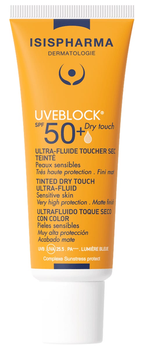 Isispharma Uveblock SPF50+ Dry Touch Ultra-Fluid Sunscreen Light Tint 40 ml