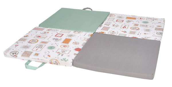 Tineo 3-in-1 Smart & Fun Baby Playmat Indian Spirit 120 x 120 cm