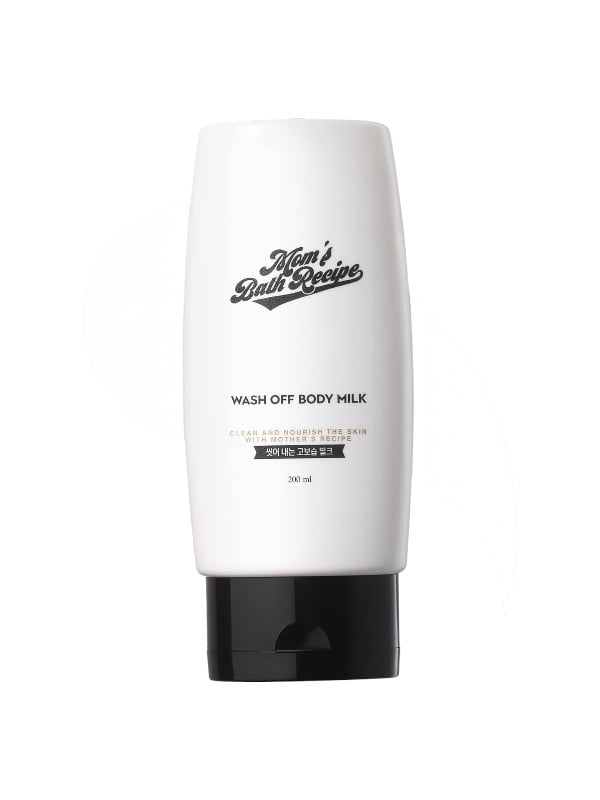 Mom's Bath Recipe Wash Off Body Milk, Milky Texture, 200ml