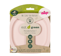 nip Eat Green Baby Food Dishes Pink Set of 2 Renewable Material