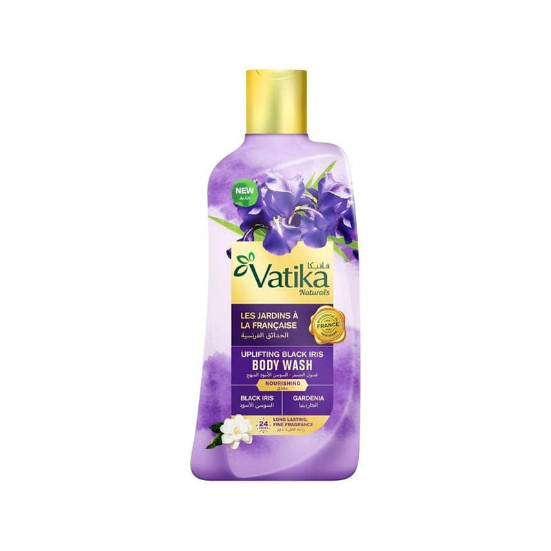 Vatika Delightful Black Iris Body Wash, Moisturizing Bath Wash, 500ml