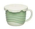 nip eat Green 2-in-1 Toddler Snack Box and Drinking Cup Silicone Insert Green 9M+